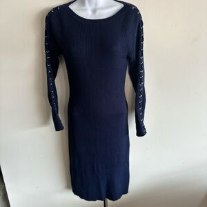 Polo Ralph Lauren Navy Long Sleeve Dress. Small